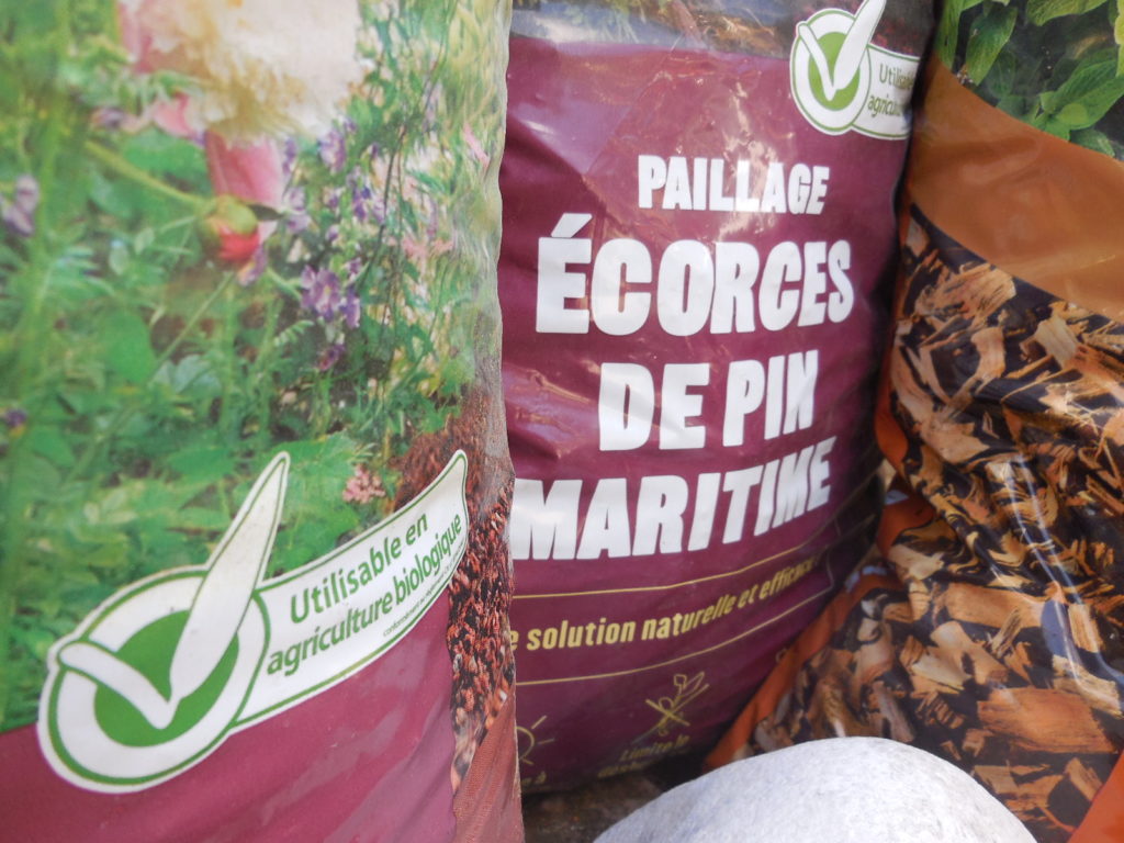 Paillage écorces de pin maritime